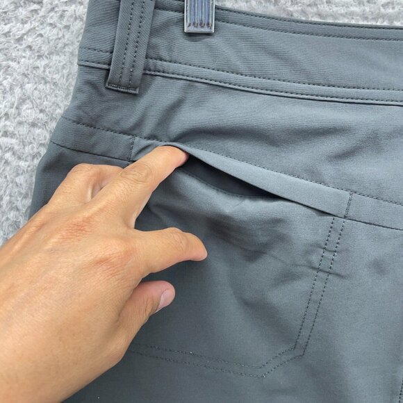 Eddie Bauer Womens Skort Skirt Size 10 Gray Pockets Athletic Travel Pickle Ball - Picture 9 of 13